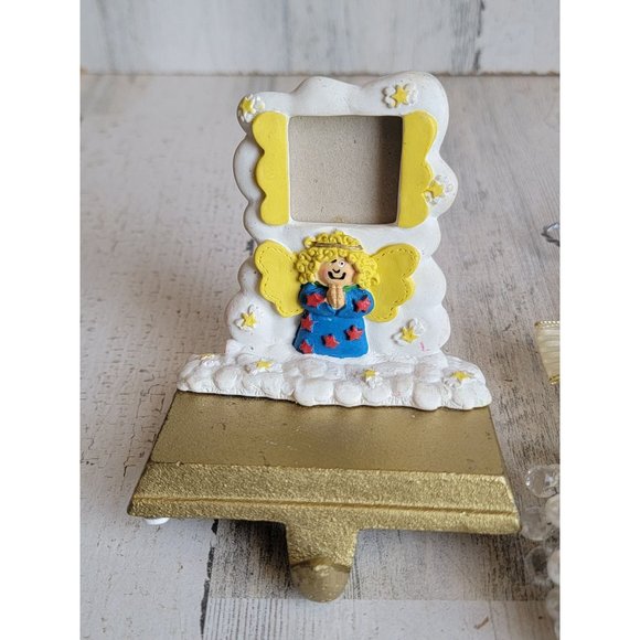 Angel Hanging mini wreath stocking holder variety xmas home decor set - Picture 2 of 5
